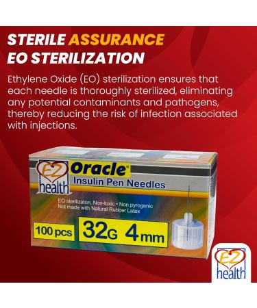 Oracle Insulin Pen Needles 4mm - Buy Online on SooperMarket.com