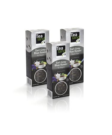 Tealand | Earl gray Blue Flower Black Tea Loose Leaf | Bulk black tea pack | 3 x 100 gr