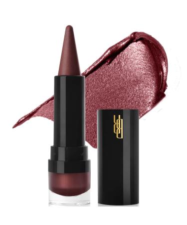 Black Radiance Metalicious Metallic Lipstick Lip Sculptor Lava Chrome (Burgundy) Lava Chrome (Burgundy) 1 Fl Oz (Pack of 1)
