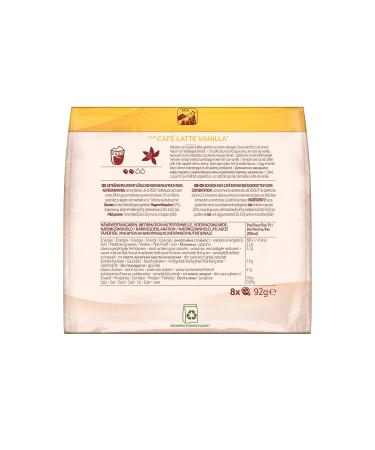 Buy Senseo Caf Latte Vanilla Pads - 40 Coffee Pads Pack of 5 - Perfect for 40 Delicious Drinks | International Shipping Available - Buy Online on SooperMarket.com