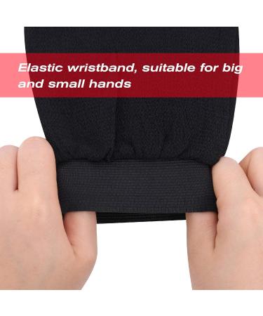 XINRUI Exfoliating Gloves - 4 Pack Shower Scrub Mitts for Men & Women | Deep Body Bath Scrubber & Dead Skin Remover | Spa Brush & Soap Exfoliator (Black - Buy Online on SooperMarket.com