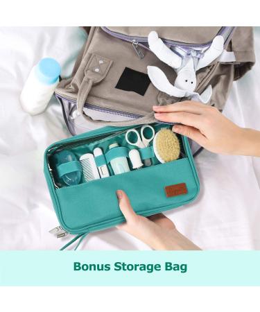 Baby Healthcare and Grooming Kit | 24-in-1 Electric Nail Trimmer Set | Nursery Care Kit | Toddler Nail Clippers | Medicine Dispenser | Infant Comb & Brush | Green 24 Piece Set - Buy Online on SooperMarket.com