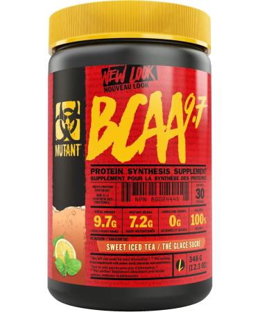 Mutant Bcaa 9.7 | Double BCAA Bundle | Fuzzy Peach 348 G | Sweet Iced Tea 348 G | Red Branded Mega Mug 2.6 L | 60 Total Serving - Buy Online on SooperMarket.com