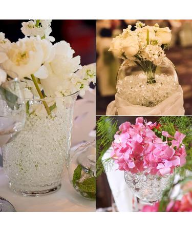 NIKOEO Clear Water Beads 10000 Pcs - Transparent Jelly Beads for Floating Candle Making and Wedding Centerpiece Decor - Festive Floral Vase Filler - Buy Online on SooperMarket.com