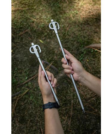 Campingmoon Dog Tie Out Stake 360 Swivel Heavy Duty Strongest Dog Anchor Spike for Tie-Out Cable Chain 30CM - Buy Online on SooperMarket.com