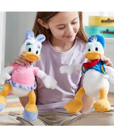 Disney Store Daisy Duck Small Soft Toy for Kids - 30cm Cuddly Character with Embroidered Details - Squishy Bean Bag Tummy - Ages 0 - Buy Online on SooperMarket.com