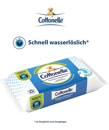 Buy Cottonelle Moist Toilet Paper - Biodegradable Wet Wipes with Cotton Fragrance | 12x42 Pack - Clean & Nourishing | International Shipping Available - Buy Online on SooperMarket.com