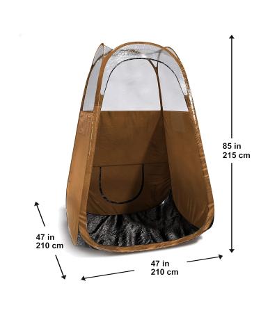 Shop Spray Tan Tent (Bronze) - Professional Pop-Up Booth Easy Setup No Logo Perfect for Sunless Tanning & Airbrush Art - Buy Online on SooperMarket.com