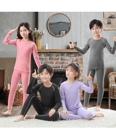 Hereneer Children's Thermal Underwear - Breathable & Warm Functional Set for Winter Sports | Long Sleeve Shirt & Pants for Girls - Buy Online on SooperMarket.com