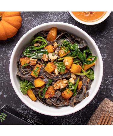 Organic Black Bean Fettuccine Pasta - High Protein, Keto Friendly, Gluten-Free - 48 oz (6 Pack) - Buy Online on SooperMarket.com