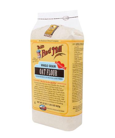 Buy Bob's Red Mill Whole Grain Oat Flour - 22 oz (623 g) | Gluten-Free Baking - Buy Online on SooperMarket.com