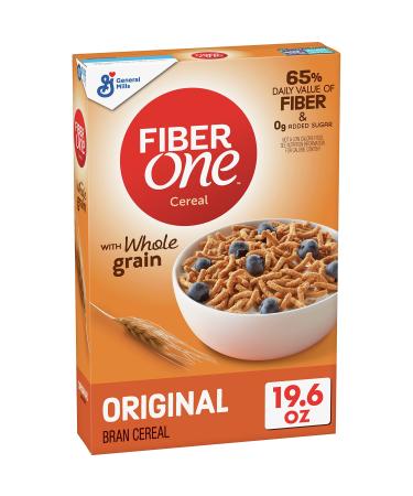 Fiber One Breakfast Cereal, Original Bran, 19.6 oz (Pack of 6)(Packaging may vary) Strawberries & Vanilla Clusters