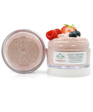 Very Berry Oxygen Exfoliating Mask & Scrub | Sweetsation Therapy | Hydrating Rejuvenating & Purifying with Vitamin C & Superberries - International Shipping - Buy Online on SooperMarket.com