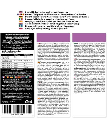 Premium 9X% Ultra Strength Black Seed Oil | 100% Cold-Pressed Nigella Sativa | Rich in Omega 3, 6 & 9 | 100 ml - Buy Online on SooperMarket.com