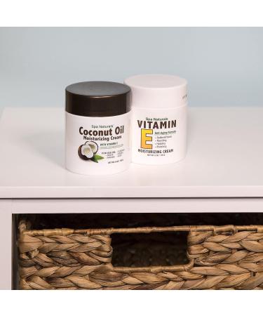 Spa Naturals Coconut Oil Moisturizing Cream - Hydrating Skincare Essential - Buy Online on SooperMarket.com