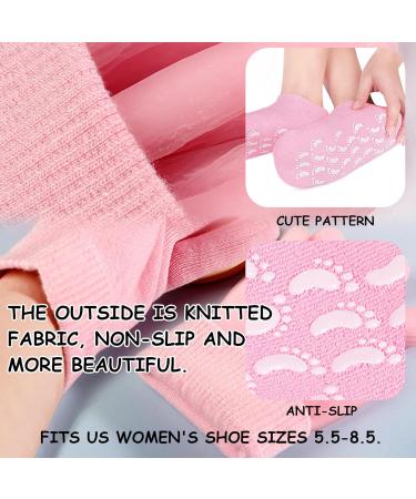 Moisturising Gloves and Socks for Dry Hands Spa Moisture Socks Foot Gel Spa Softens Cracked Silicone Foot Moisturiser Socks and Gloves for Hands Feet Overnight Hydrating Care - Buy Online on SooperMarket.com