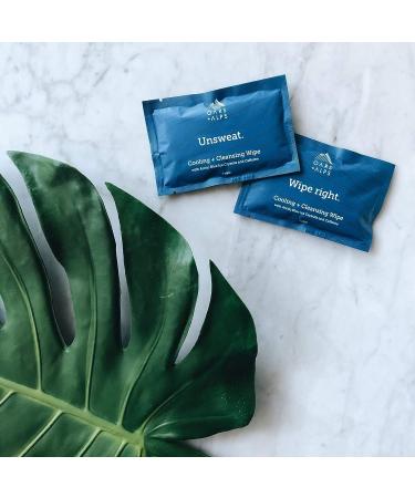 Oars + Alps Face and Body Wipes | Dermatologist Tested, Infused with Caffeine and Menthol | TSA Friendly | 14 Wipes - Buy Online on SooperMarket.com