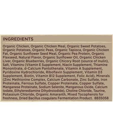 Castor and Pollux ORGANIX Grain Free Chicken Small Dog Food - Organic 10 lb Bag - Buy Online on SooperMarket.com