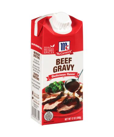 McCormick Simply Better Beef Gravy, 12 oz (Pack of 8) 12 Ounce (Pack of 8) Beef