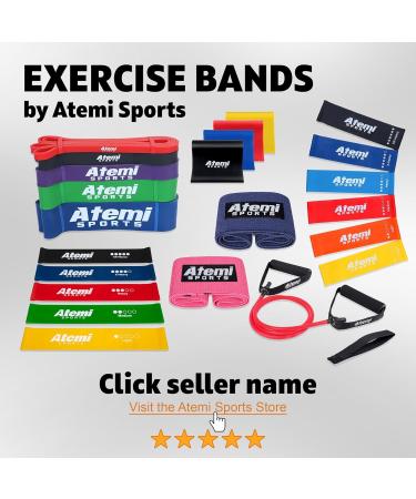 Resistance Bands for Glute Training | Extra Wide Exercise Bands | #1 Yellow (X-Light) Sold Individually | International Shipping Available - Buy Online on SooperMarket.com