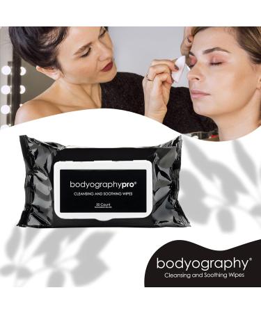 Bodyography Face It Cleansing Wipes - Soothing Makeup Remover & Nourishing Facial Wipes for All Skin Types - Fast International Shipping - Buy Online on SooperMarket.com