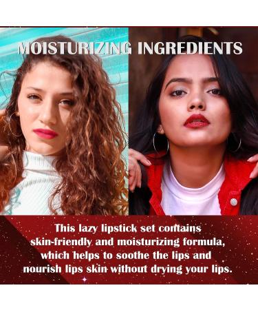 DAGEDA Lazy Lipstick - Color Changing, Long Lasting, Waterproof & Moisturizing with Lip Shape Design (Color C) - Buy Online on SooperMarket.com