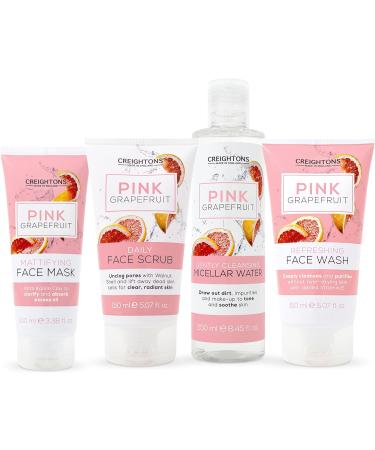 Creightons Pink Grapefruit Daily Face Scrub (150ml) - Unclog pores with Walnut Shell and lift away dead skin cells for clear radiant skin. Dermatologically tested. 150 ml (Pack of 1) - Buy Online on SooperMarket.com