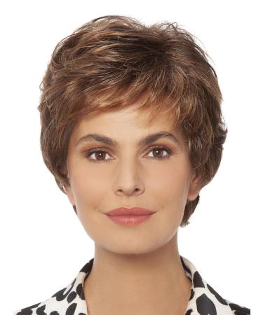 Lofty wig Ella made of high-quality synthetic hair looks like real hair streaked in sand mix