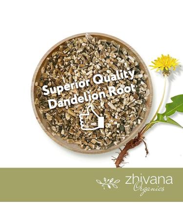 Organic Dandelion Root Tea - Liver Cleanse & Digestion Support (90 Cups) | Detox Tea - Buy Online on SooperMarket.com