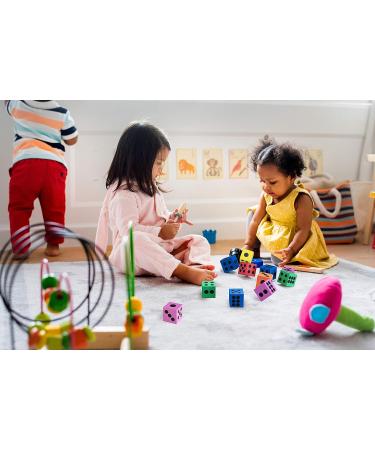 36 Pack 1.5 Inch Colorful Foam Dice Cubes - Ideal for Kids, Classrooms, Math Games, Building Toys & Parties | by Bedwina - Buy Online on SooperMarket.com