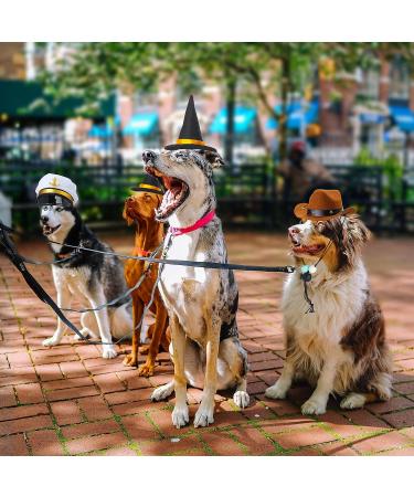 Yewong Pet Sailor Captain Cowboy Witch Hat Set for Halloween Party - 3 Pieces - Buy Online on SooperMarket.com