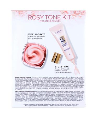 L'Oreal Paris Skin Care Gift Set: Rosy Tone Face Moisturizer & Radiance Booster - 1 Kit - Buy Online on SooperMarket.com