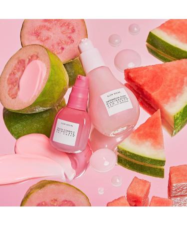 Glow Recipe Glowy Skin Prep Besties: Watermelon Niacinamide Dew Drops + Guava Vitamin C Eye Gel - Hydrating Serum & Under Eye Brightener Kit - Buy Online on SooperMarket.com
