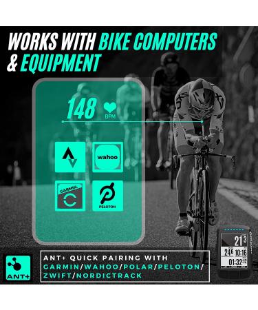 Powr Labs Bluetooth Heart Rate Monitor Chest Strap | ANT+ HRV Monitor Compatible with Strava Garmin Wahoo Polar Peloton iFit Apps - Buy Online on SooperMarket.com