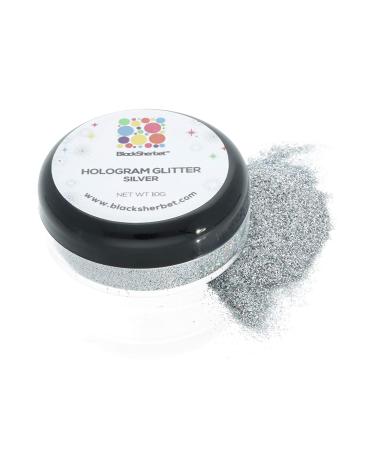 Siver BlackSherbet Hologram Glitter (10 grams) for Dessert Decorating - Ideal for Cakes, Cupcakes, Cookies, Cake Pops, Fondant - Buy Online on SooperMarket.com