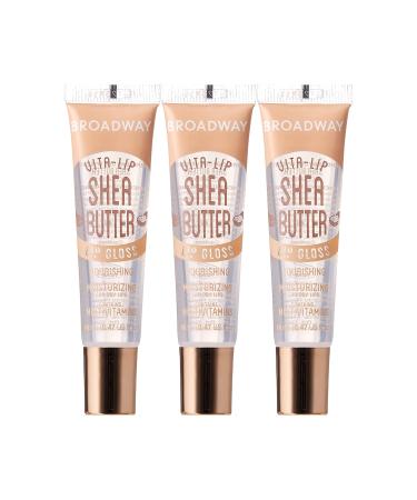 Broadway Vita-Lip Clear Lip Gloss 0.47oz/14ml (3PCS - Shea Butter)