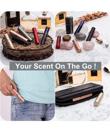 LOTUS 5ml Black Perfume Atomizer Bottle for Men and Women - Refillable Travel Cologne Sprayer - Buy Online on SooperMarket.com