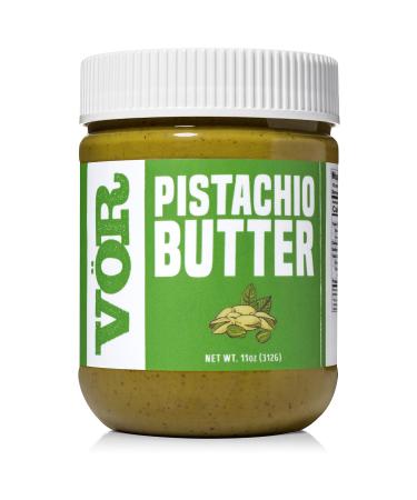 Vör All Natural Pistachio Butter Spread (11oz) | Only One Ingredient | Vegan, Paleo, Keto, Whole 30 (11oz Jar)