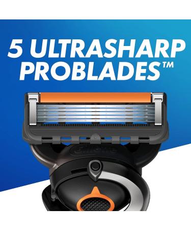 Gillette ProGlide Men's Razor + 9 Blade Refills with Precision Trimmer - Flexball Technology, 5 Anti-Friction Blades - Buy Online on SooperMarket.com