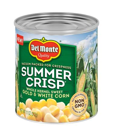 Del Monte Summer Crisp Whole Kernel Gold & White Corn 11oz - Pack of 12 - Buy Online on SooperMarket.com