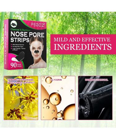 AGETITY Nose Strips 90 Pcs - Blackhead Remover for Women - Deep Cleansing Pore Strips - Buy Online on SooperMarket.com