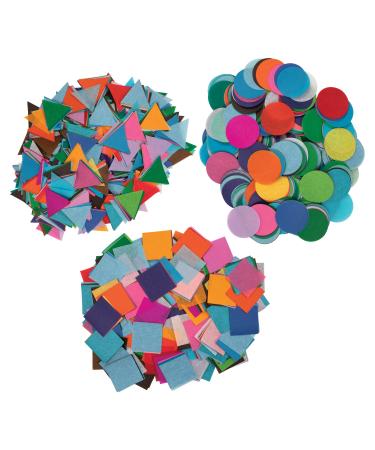 Spectra Bleeding Tissue Shapes Assortment  25 Assorted Colors  Assorted Sizes & Shapes  1.1 Lbs.