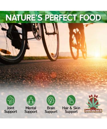 MM Hemp Seed Oil 1000mg (90 Soft Gel Capsules) Vegan Gluten-Free Rich in Antioxidants with Anti-Inflammatory Properties for Pain Relief and Joint Pain - Buy Online on SooperMarket.com