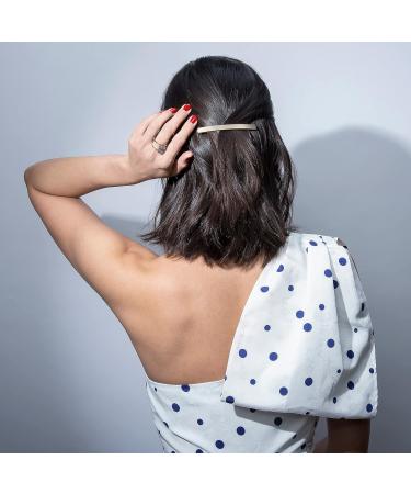 Hair Edit Gold Baguette Barrette - Chic Hair Accessory for Stylish Looks - Buy Online on SooperMarket.com