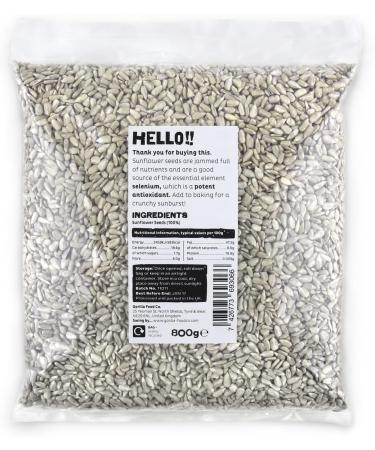 Gorilla Food Co. Sunflower Seeds - 1.6kg (2 x 800g) - Buy Online on SooperMarket.com