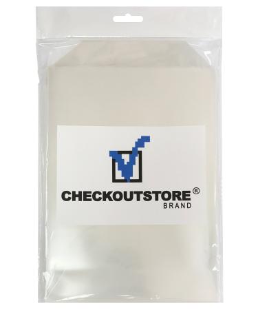 100 CheckOutStore  Clear Storage Pockets (6 3/4 x 9 1/2)