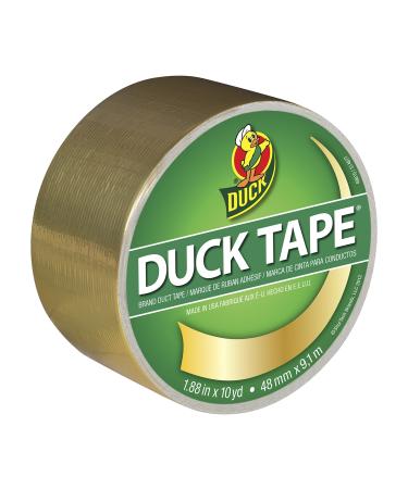 Duck Brand 280748 Duct Tape, Single Roll, Metallic Gold Metallic Gold Single Roll
