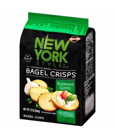 New York Style Bagel Crisps Garlic 7.2 oz - Pack of 3 - Buy Online on SooperMarket.com
