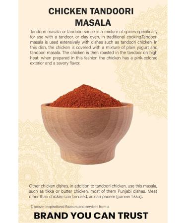 Worldwide Mint's Chicken Tandoori Masala 200G - Premium Artisan Spice Mix, All Natural & Award-Winning - Buy Online on SooperMarket.com