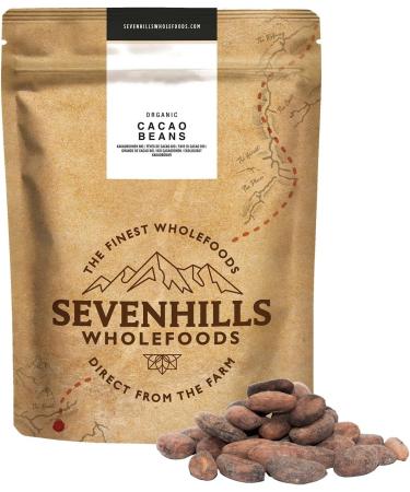 Sevenhills Wholefoods Organic Raw Cacao/Cocoa Beans 1kg - Pack of 1 - Buy Online on SooperMarket.com